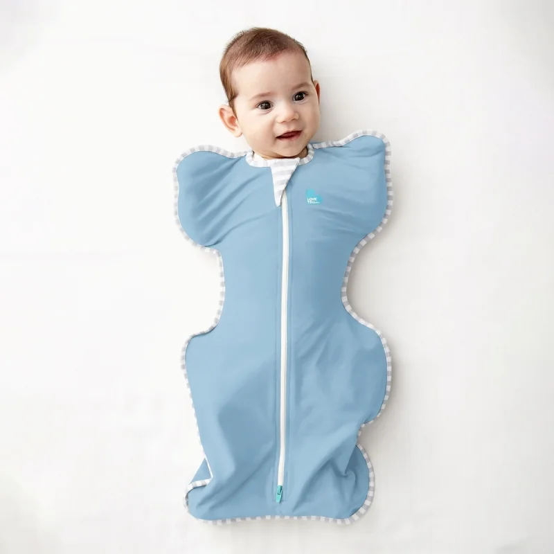 Love To Dream Swaddle UP - Zavinovačka, veľkosť S, dusty blue, 1  FÁZA, 1-3m, 3,5-6kg 