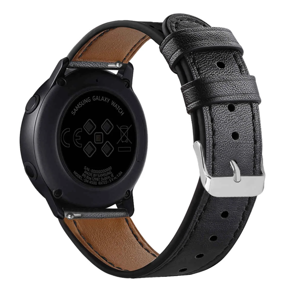 BStrap Leather Italy remienok na Xiaomi Amazfit GTR Mini black