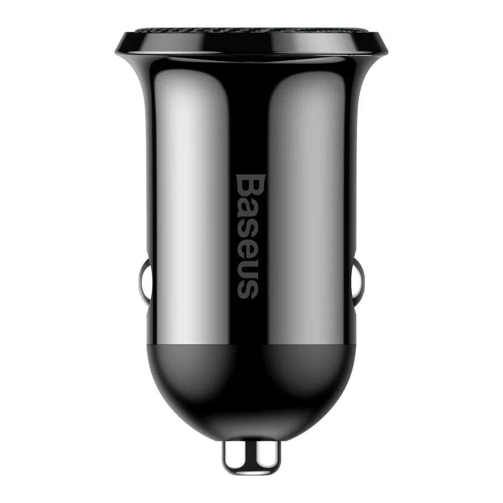 Baseus Grain Pro autonabíjačka 2x USB 4.8A, čierna 