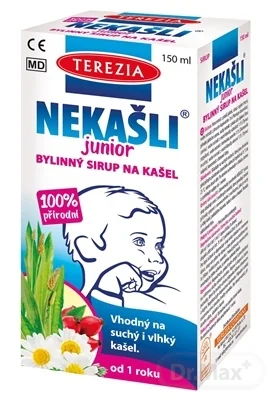 TEREZIA NEKAŠLI JUNIOR bylinný sirup na kašeľ