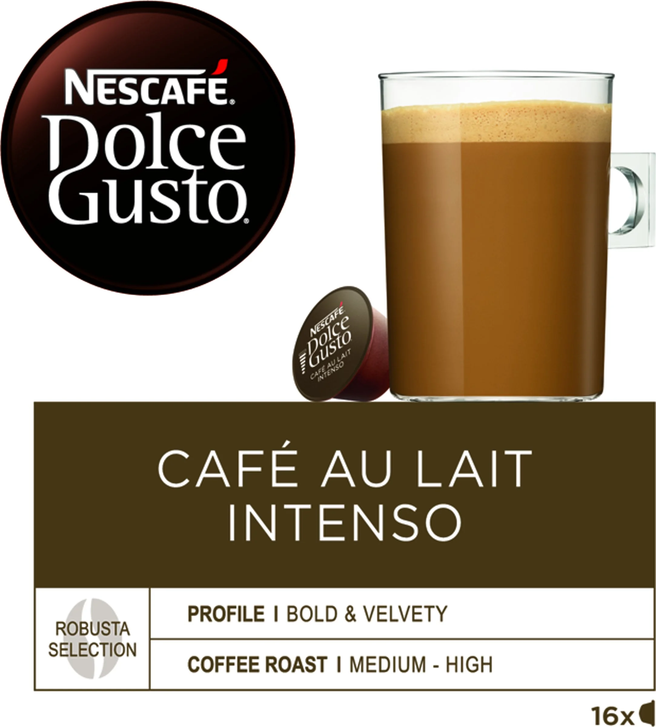 Nestle Dolce G. Café Au Lait Intenso Nescafé