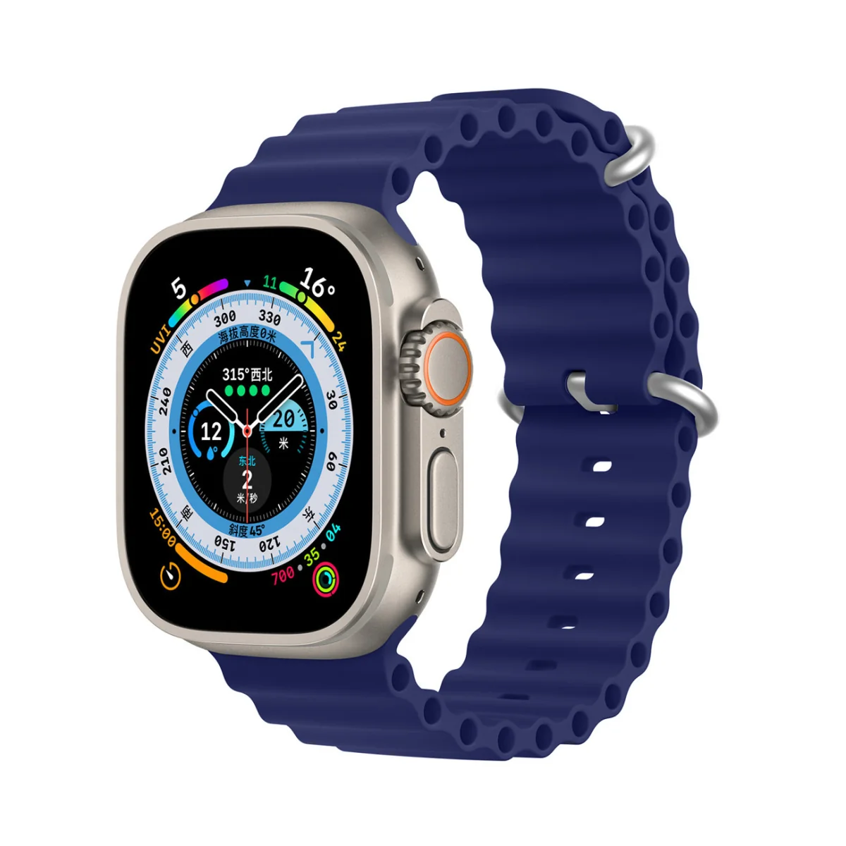 Dux Ducis Strap remienok na Apple Watch 42/44/45mm navy blue