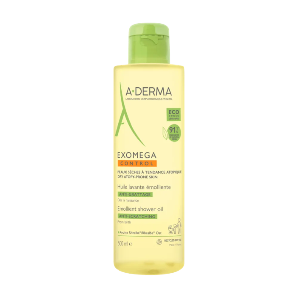 A-DERMA Exomega CONTROL Zvláčňující sprchový olej 500 ml