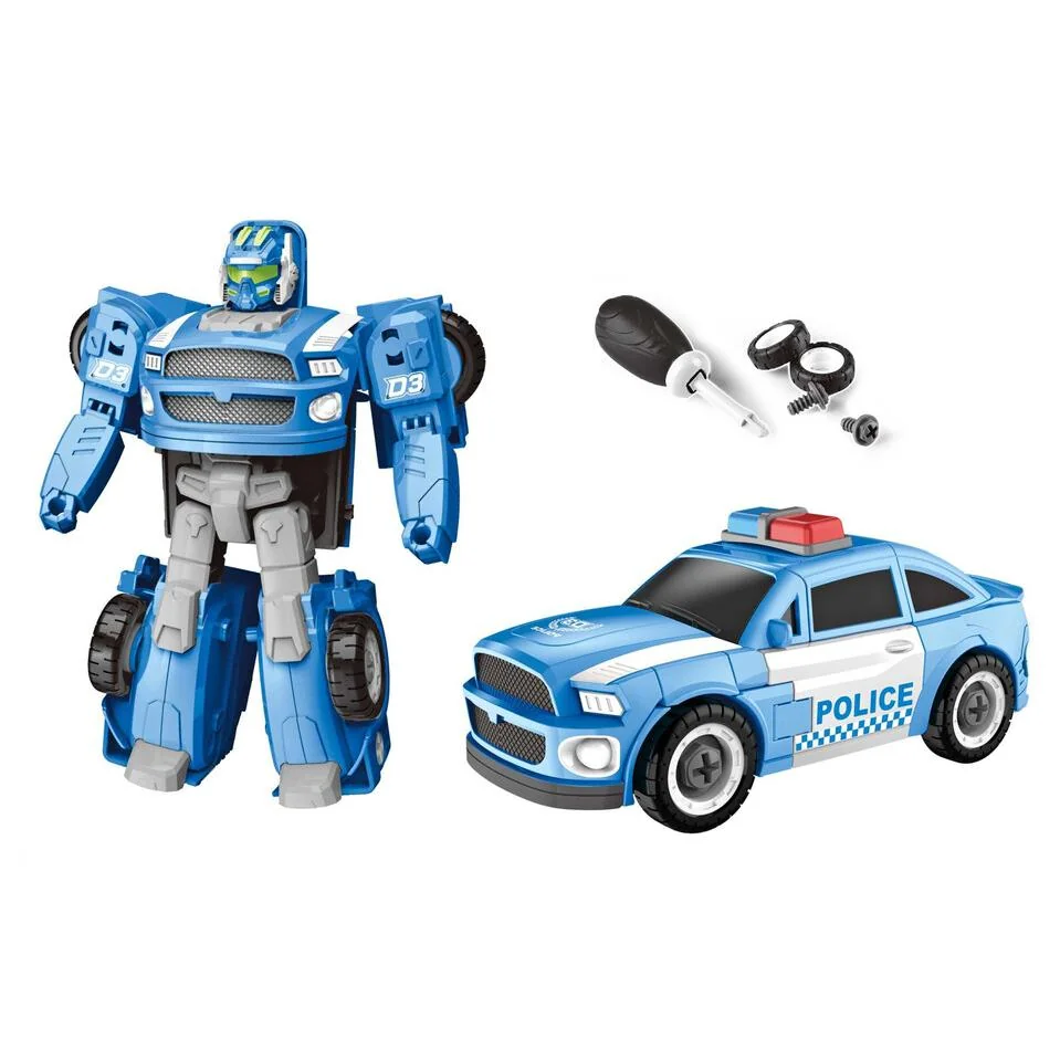 Autorobt policajné auto šróbovacie 15cm