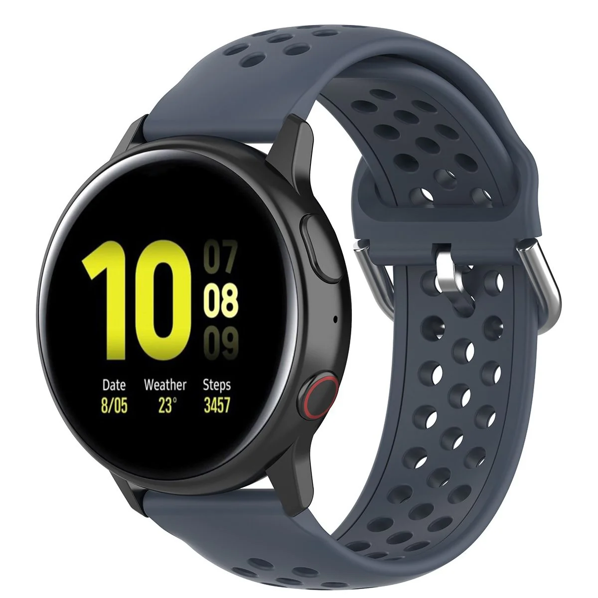 BStrap Silicone Dots remienok na Xiaomi Watch S1 Active dark gray