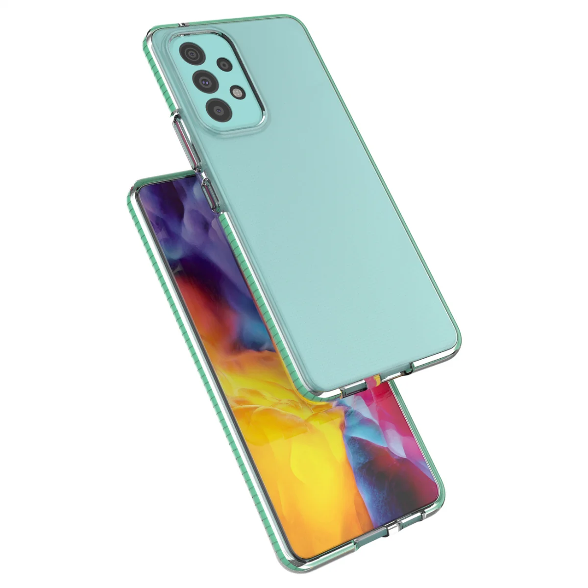 MG Spring Case silikónový kryt na Samsung Galaxy A73, čierny 