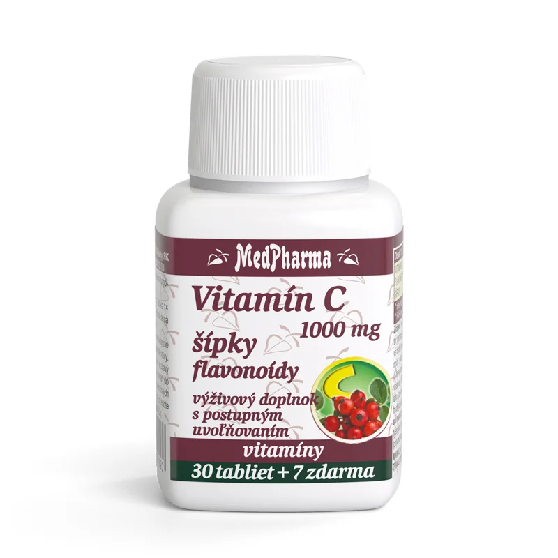 MedPharma VITAMÍN C 1000 mg so šípkami