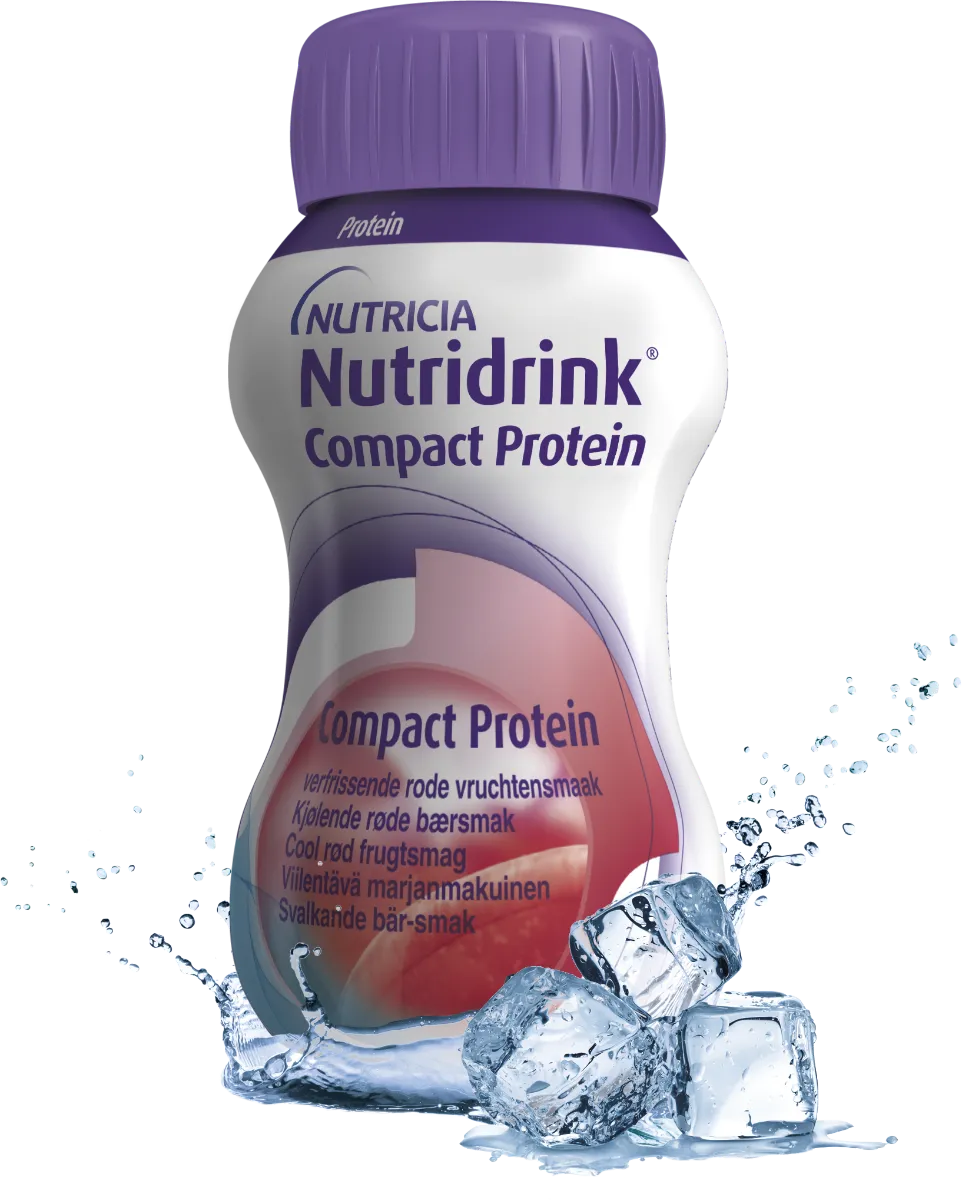 Nutridrink Compact Protein s príchuťou chladivého červeného ovocia 24×125 ml, nápoj
