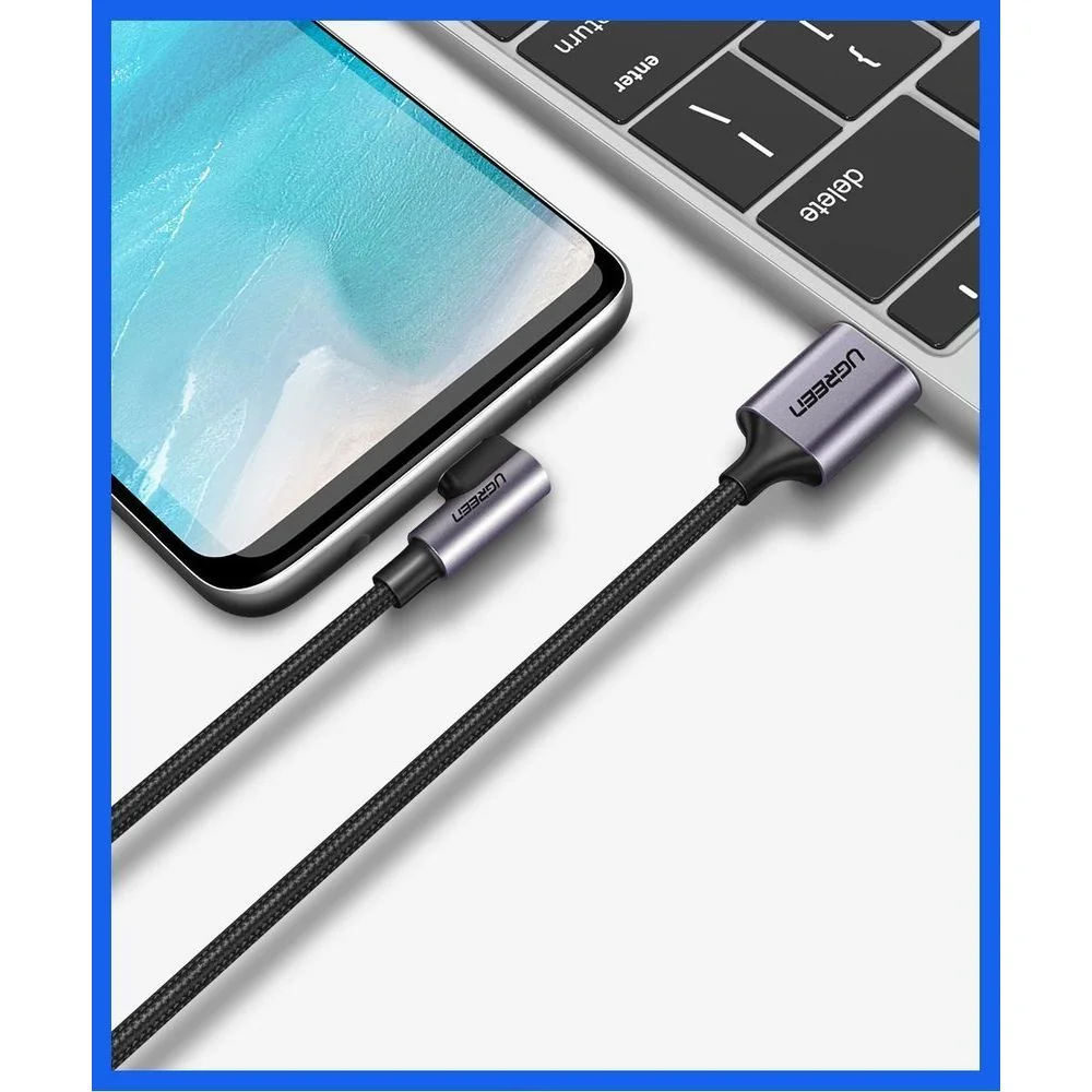 Ugreen kábel USB / USB-C 3A 2m, sivý 