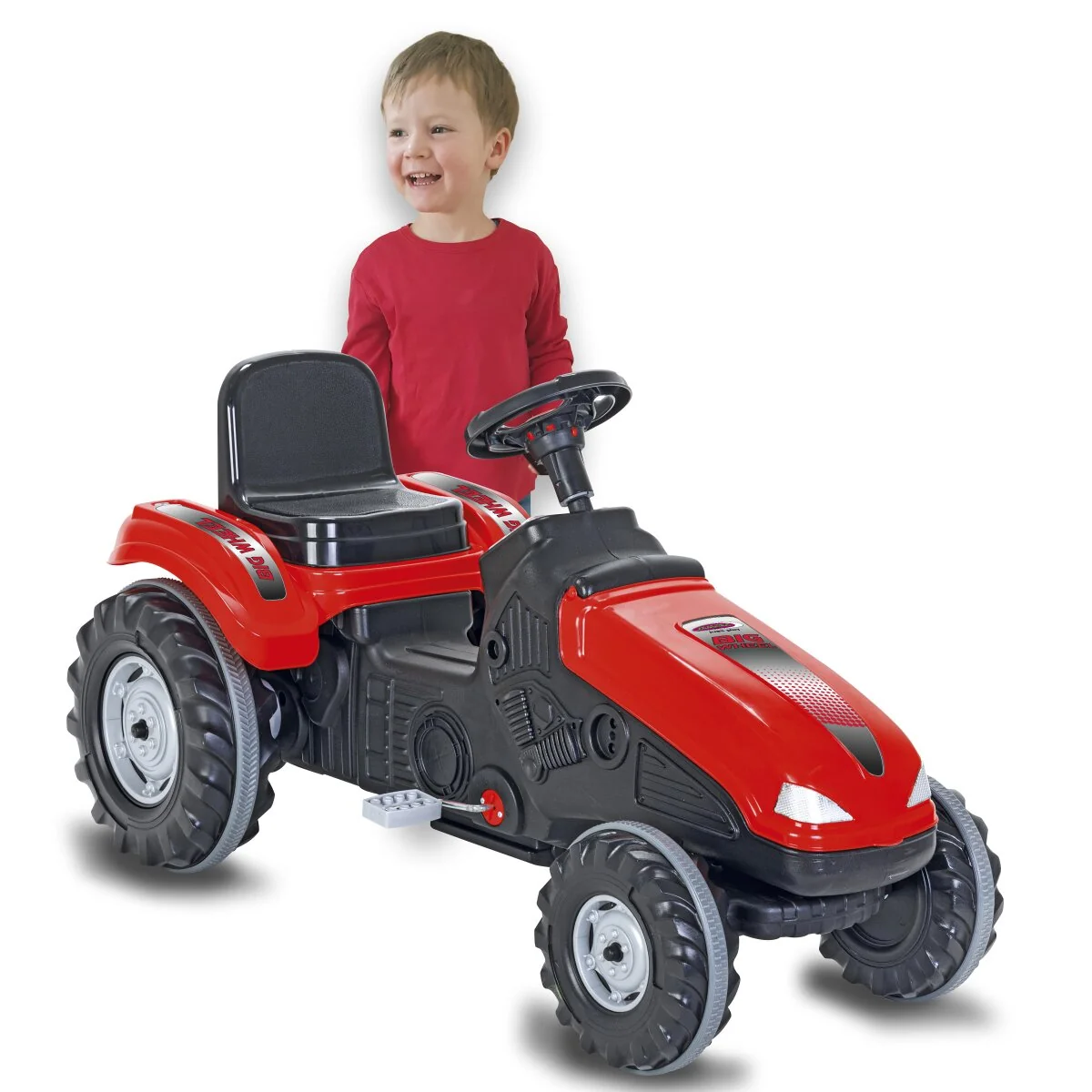 Jamara šliapací traktor Big Wheel červený