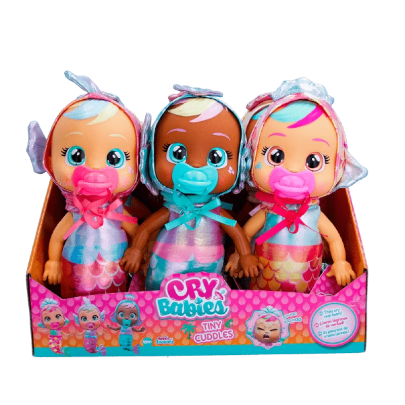 IMC Toys Cry Babies - Tiny Cuddles - Morská panna (6 zberateľských bábik) 