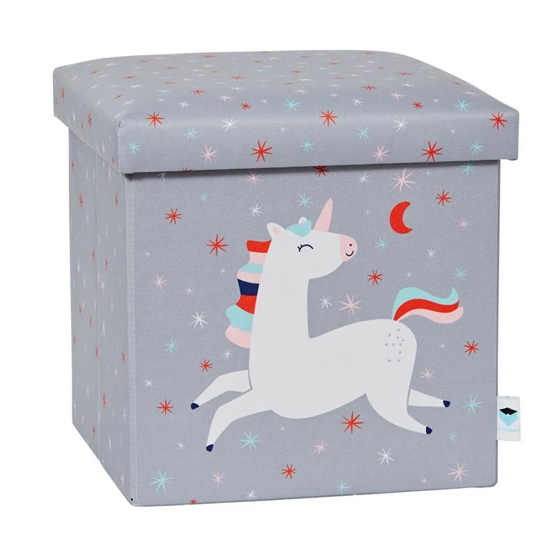 LOVE IT STORE IT - Box na hračky / stolička, Happy Kids - Unicorn 