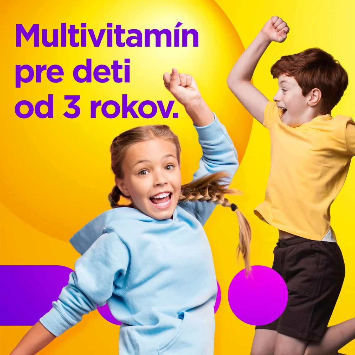 Centrum KIDS GUMMIES Multifruit 1×60 ks, multivitamín pre deti