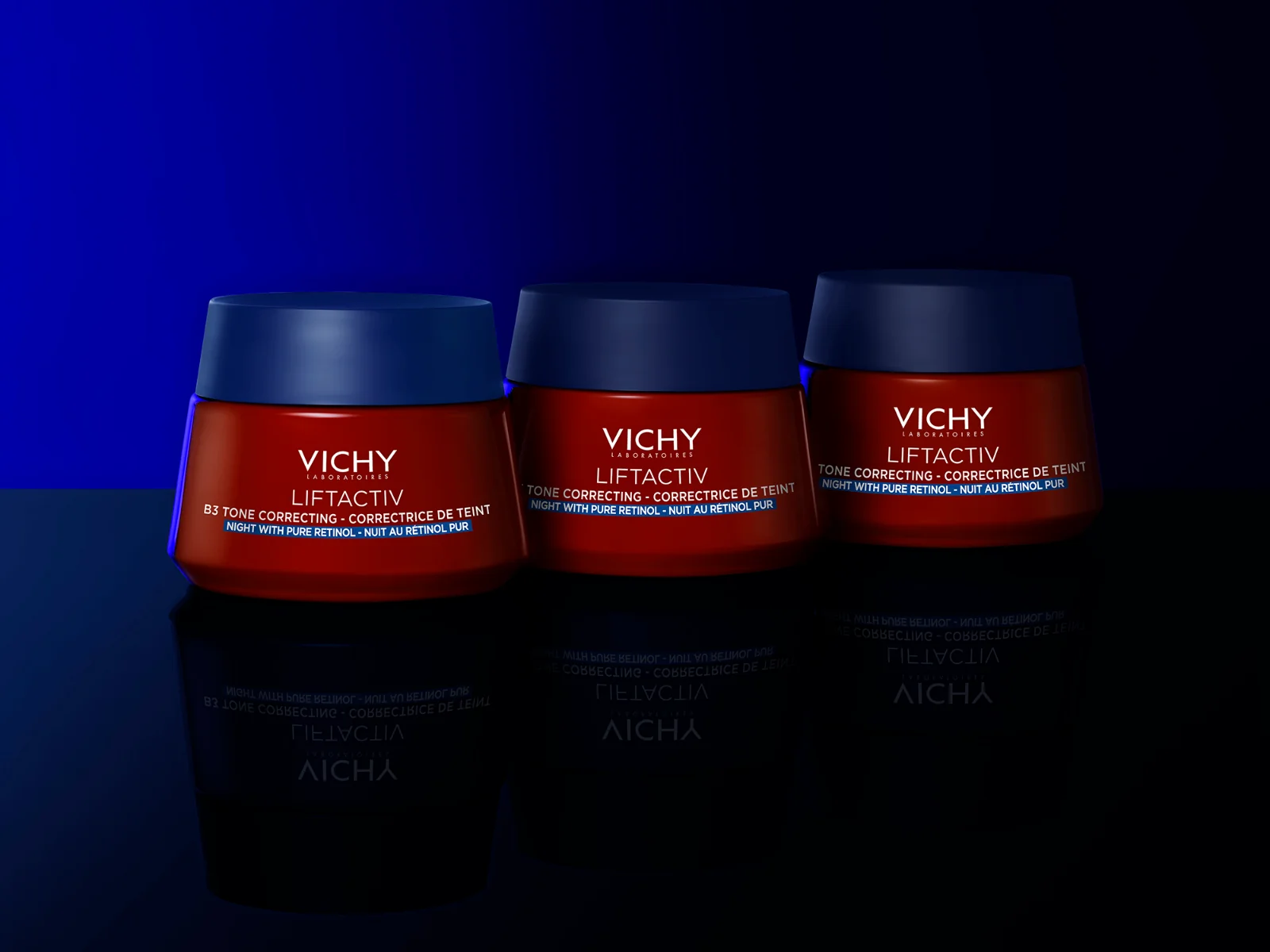 VICHY LIFTACTIV B3 NOČNÝ KRÉM PROTI TMAVÝM ŠKVRNÁM S ČISTÝM RETINOLOM 1×50 ml, nočný krém proti vráskam a strate kolagénu v pleti