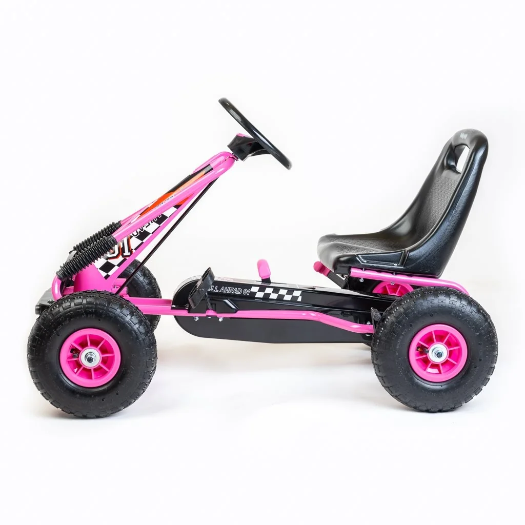 Detská šliapacia motokára Go-kart Baby Mix Razor ružová , 