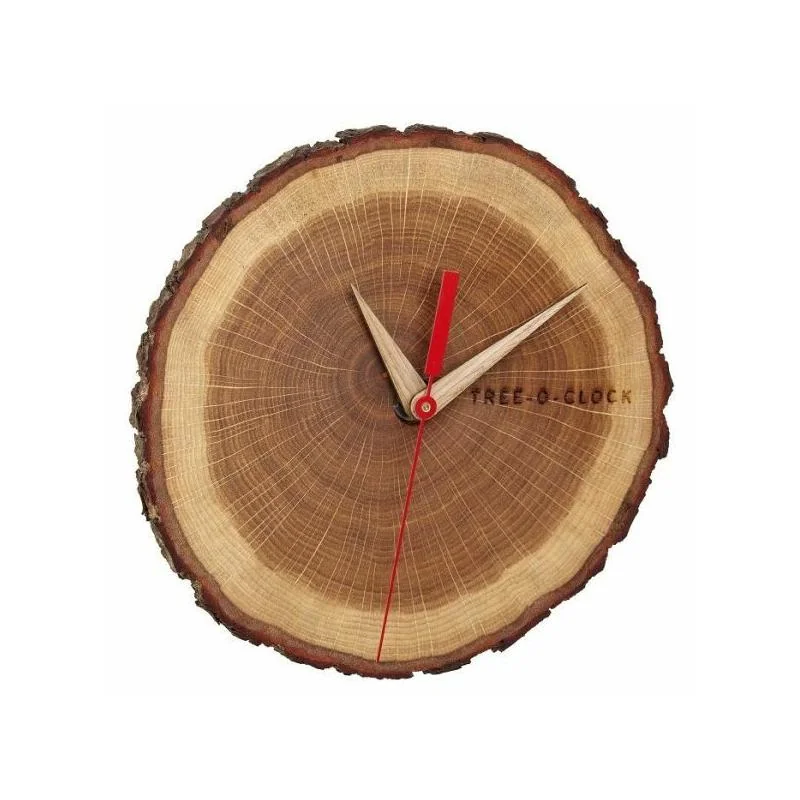 60.3046.08 TFA Tree-o-Clock Nástenné hodiny z dubového dreva, bez batérii