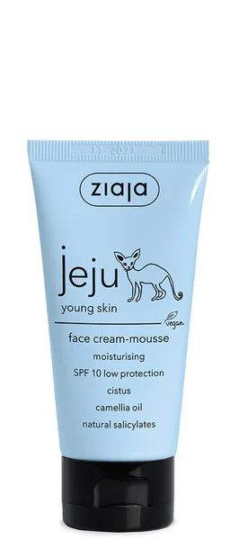 Ziaja Jeju - penový pleťový krém spf10 1×50 ml, pleťový krém