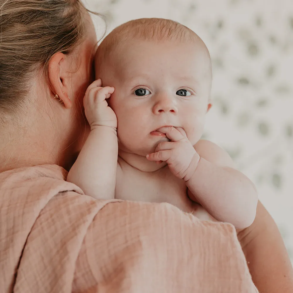 BIBS Mušelínová zavinovačka z BIO bavlny, blush 1×1 ks, mušelínová zavinovačka