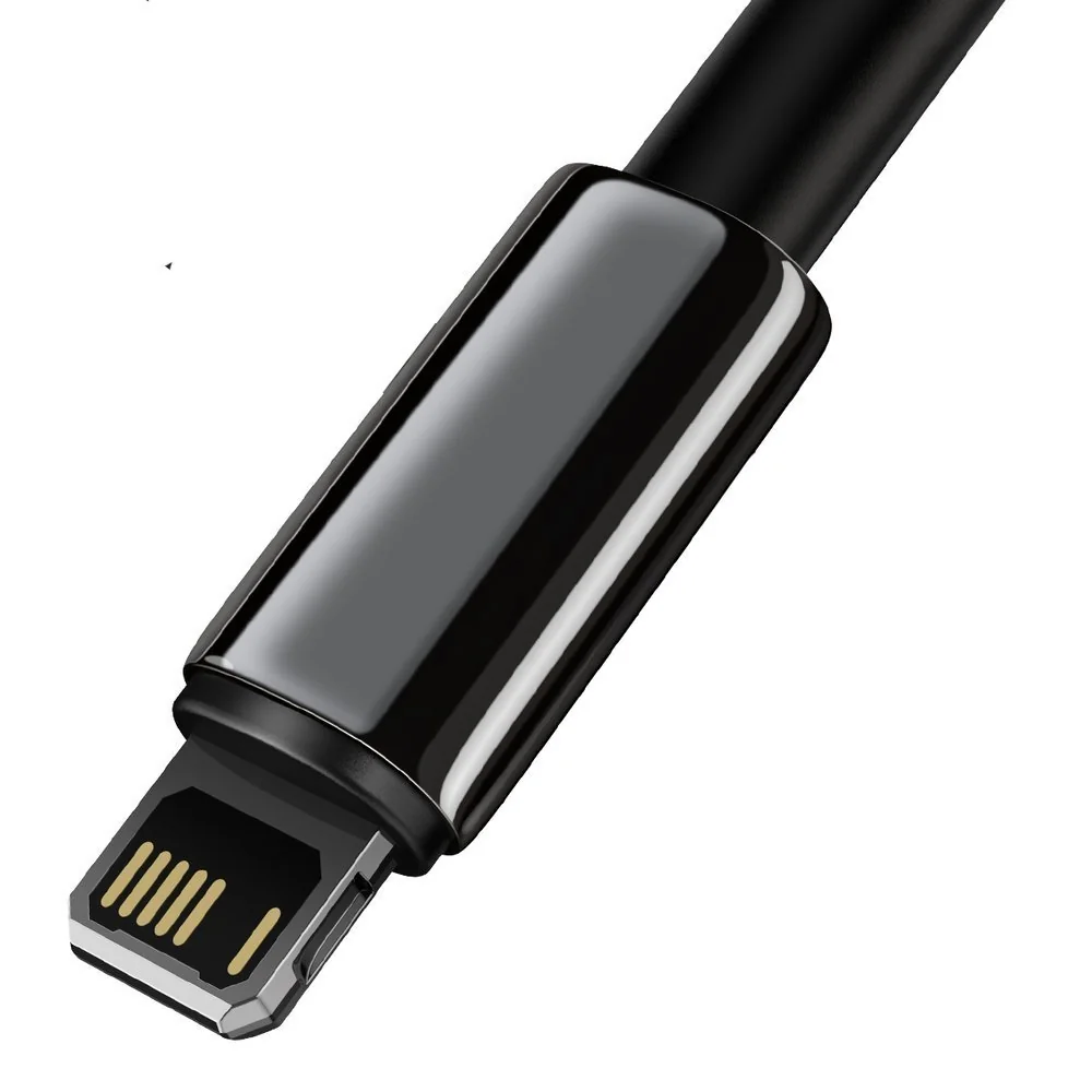 Baseus Tungsten kábel USB / Lightning 2.4A 1m, čierny 