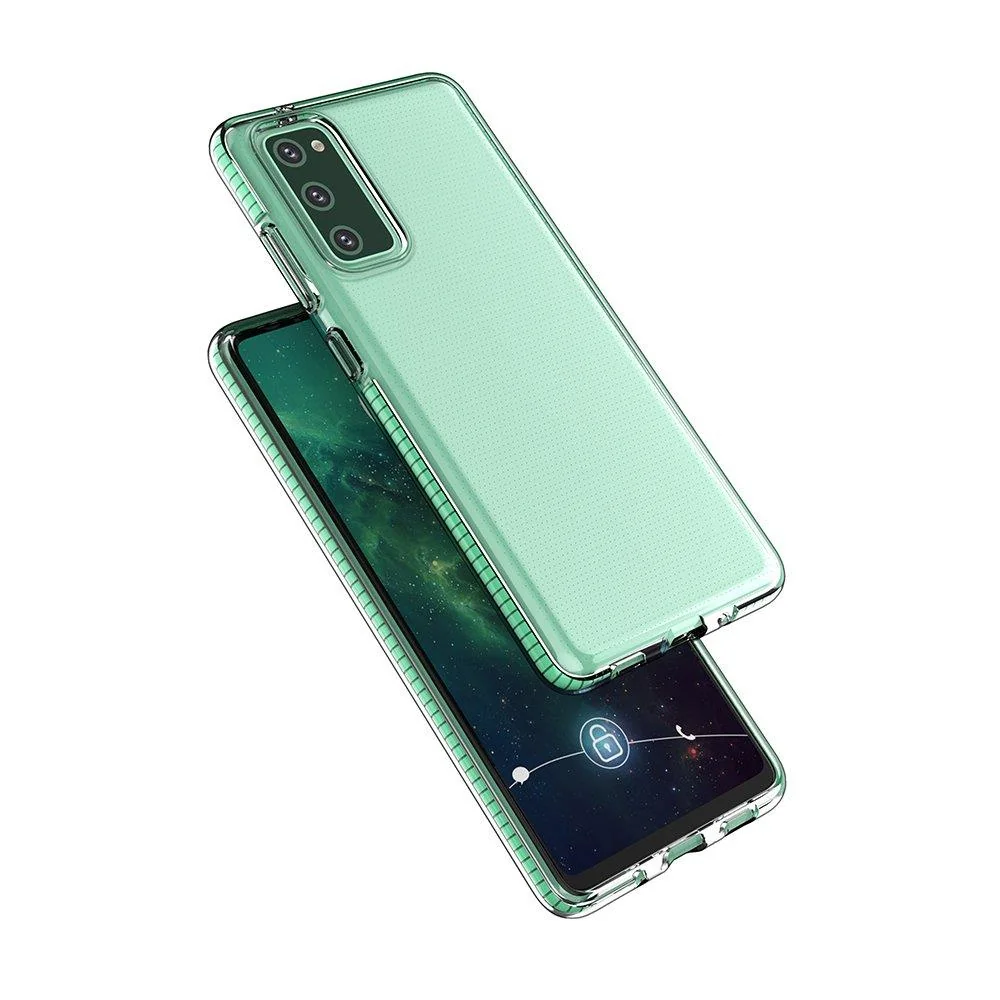 MG Spring Case silikónový kryt na Samsung Galaxy A72 4G, tmavoružový 