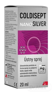 Coldisept nanoSilver ústny sprej