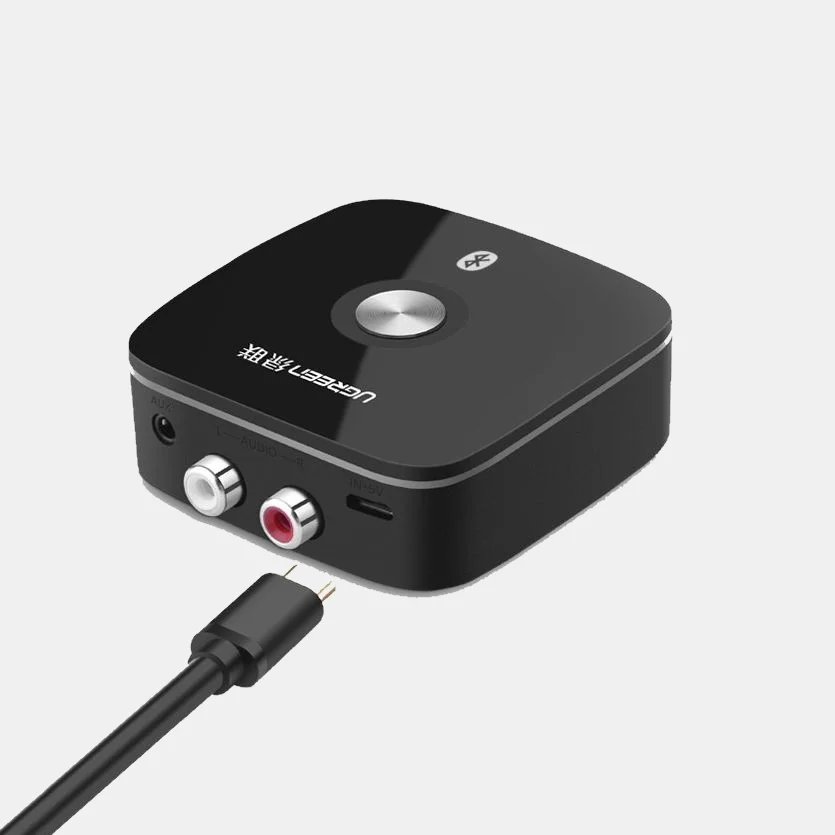 Ugreen Bluetooth audio prijímač aptX 2RCA / 3.5mm jack, čierny 