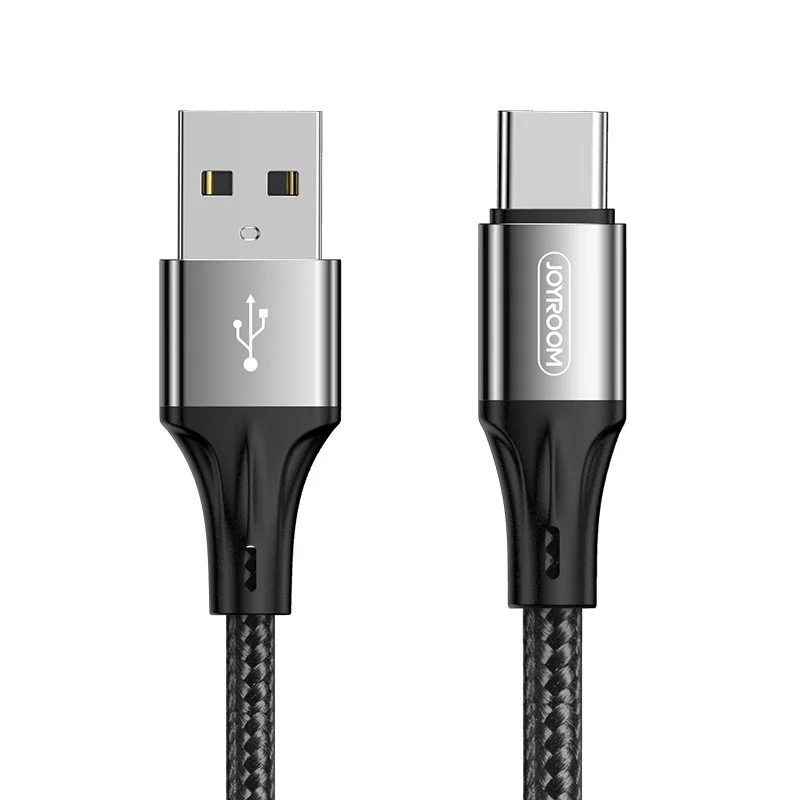 Joyroom Fast Charging kábel USB / USB-C 3A 1m, čierny 