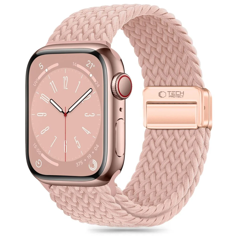 Tech-Protect Nylon Mag remienok na Apple Watch 42/44/45/49mm dusty rose