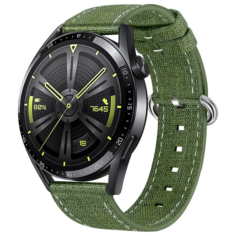 BStrap Denim remienok na Garmin Vivoactive 5 olive green