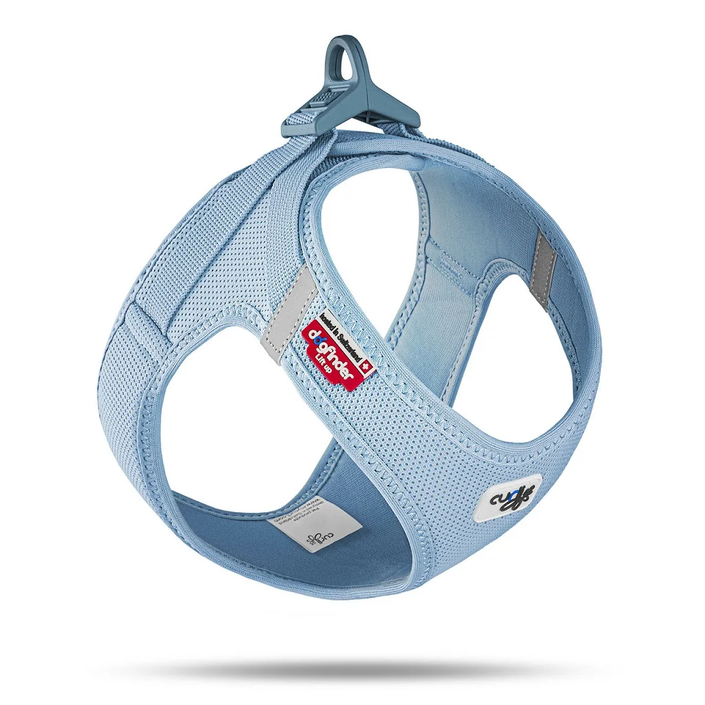 CURLI Postroj pre psov so sponou Air-Mesh Skyblue 2XS, 2-4 kg