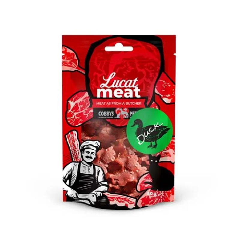 COBBYS PET LUCAT Meat kačacie kúsky 50g 