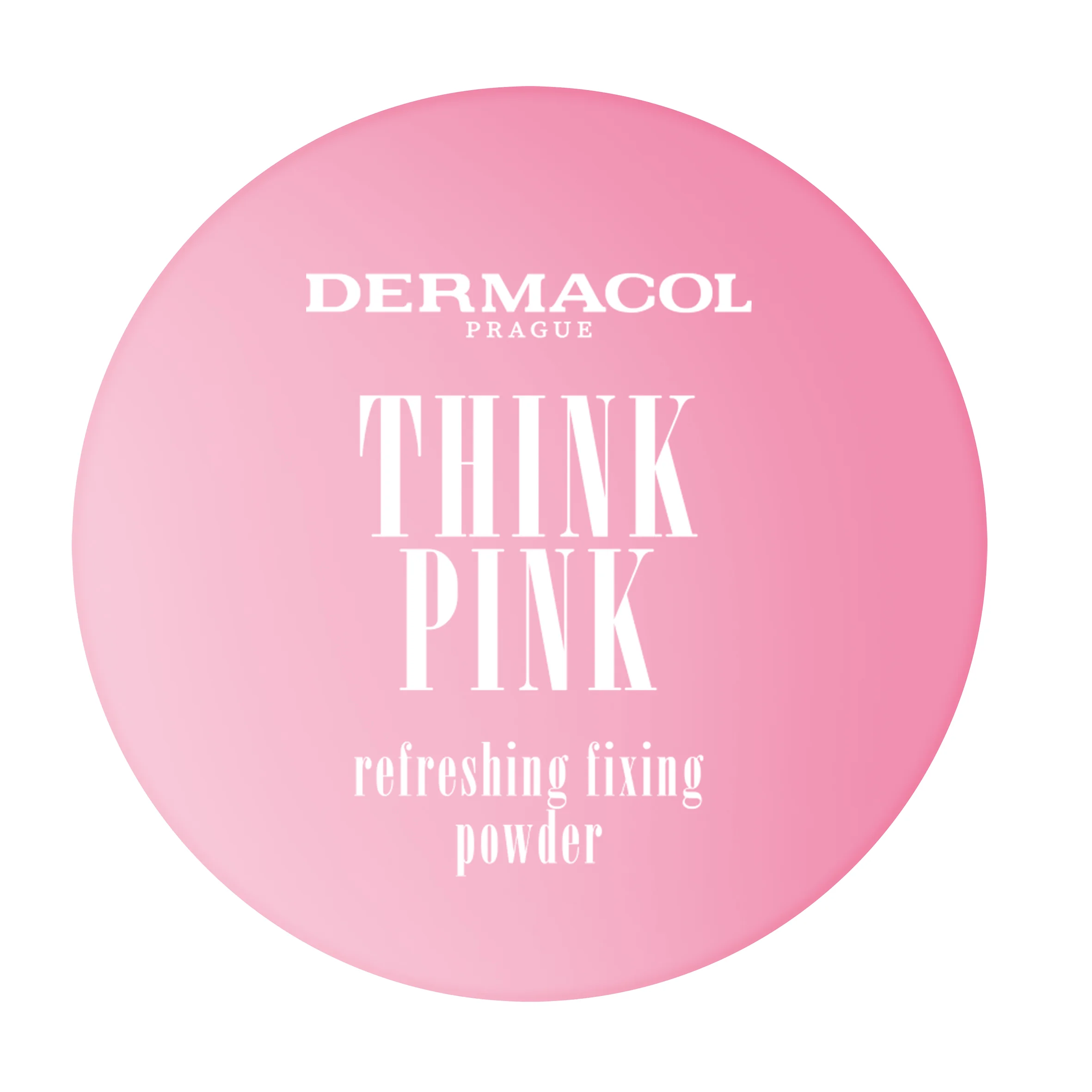 Dermacol Think Pink osviežujúci fixačný púder 1×10 g, púder