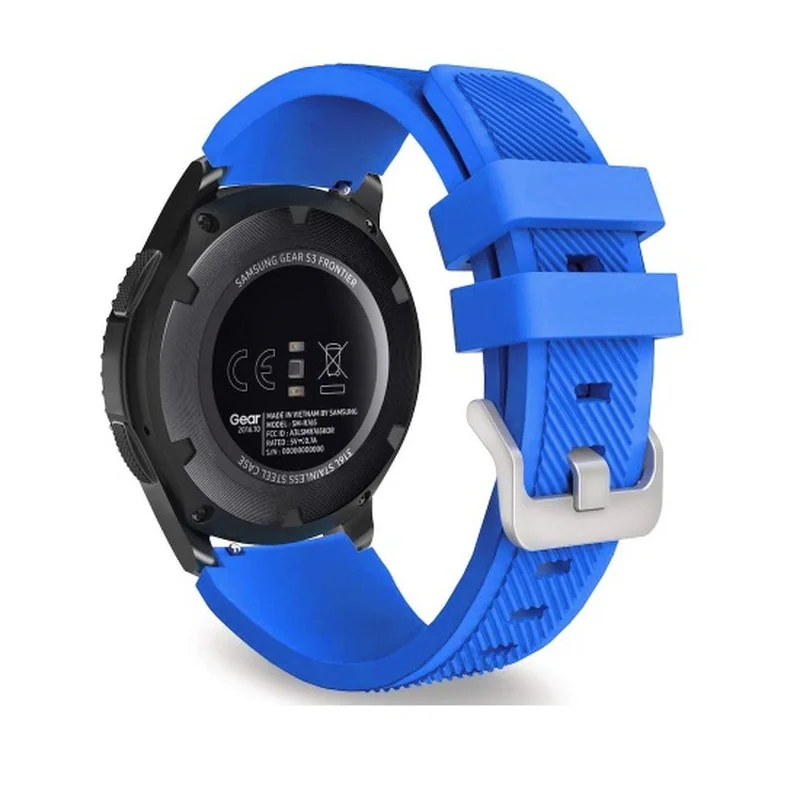 BStrap Silicone Sport remienok na Xiaomi Watch S1 Active, coral blue