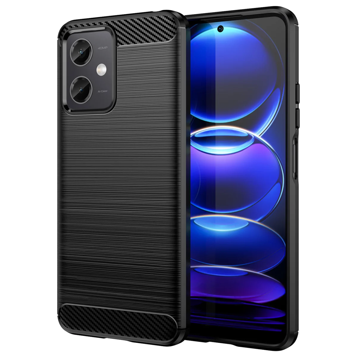 MG Carbon kryt na Xiaomi Poco X5 5G / Redmi Note 12 5G čierny