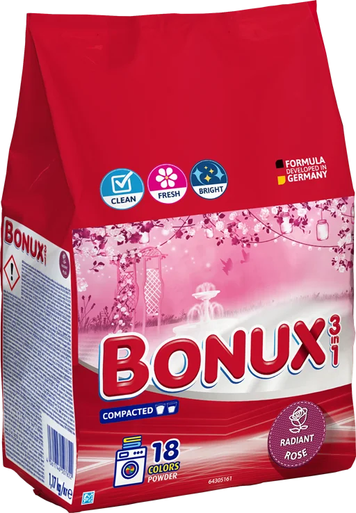 Bonux prášok 1170g/18PD Rose Color