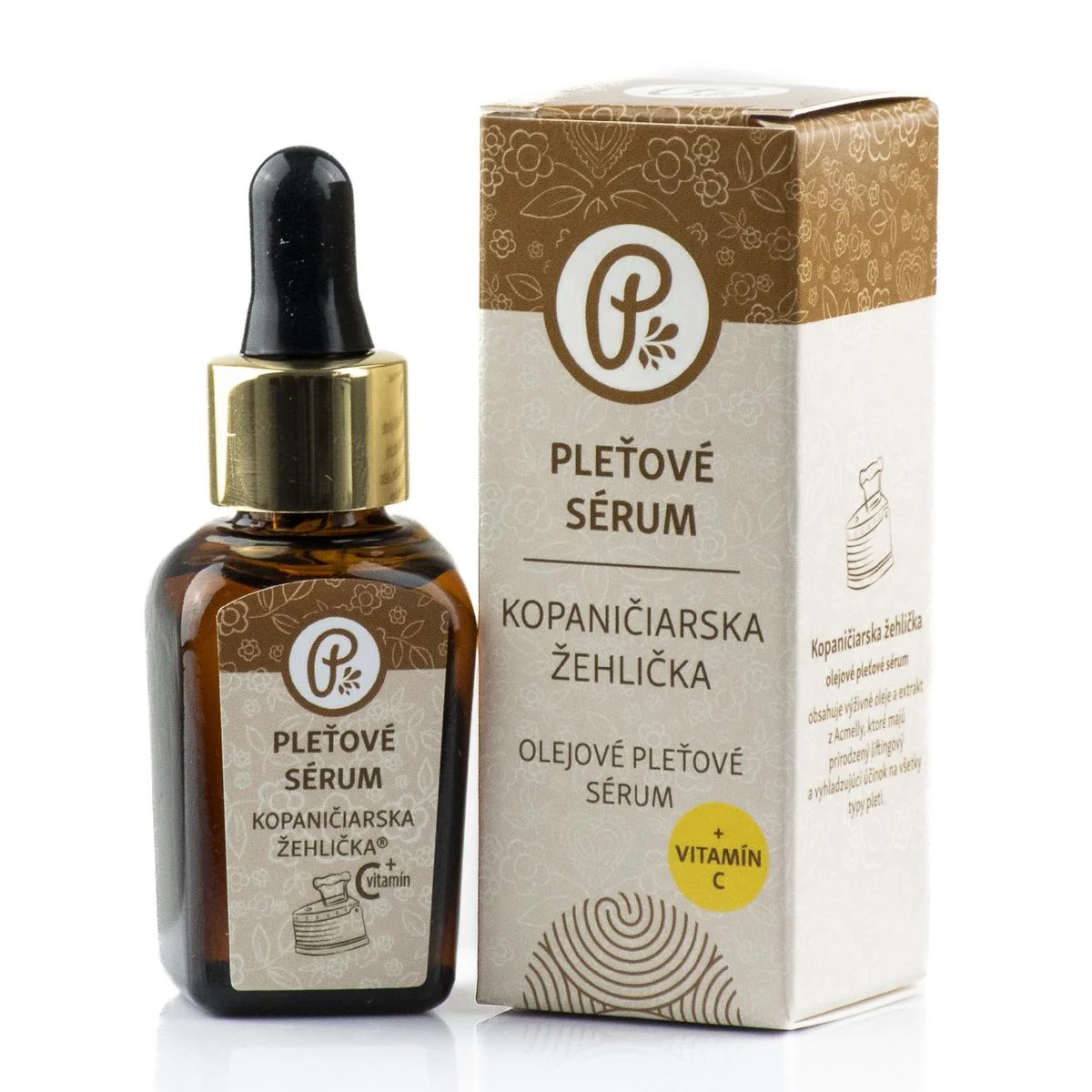 Kopaničiarska žehlička® s vitamínom C 20ml, pleťové olejové sérum