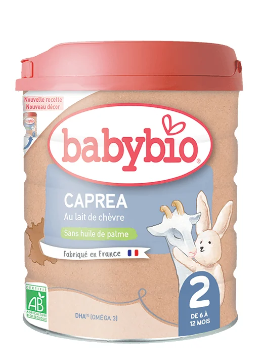 BABYBIO caprea 2 plnotučné kozie dojčenské bio mlieko (800 g)