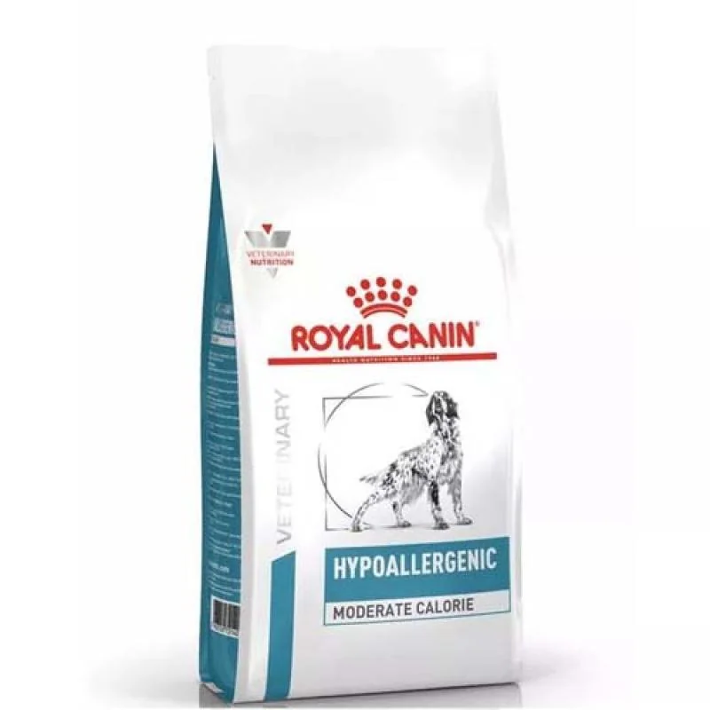 ROYAL CANIN VHN DOG HYPOALLERGENIC MODODERATE CALORIE 14kg -krmivo pre psov trpiacich potravinovými alergiami a so sklonmi k nadváhe