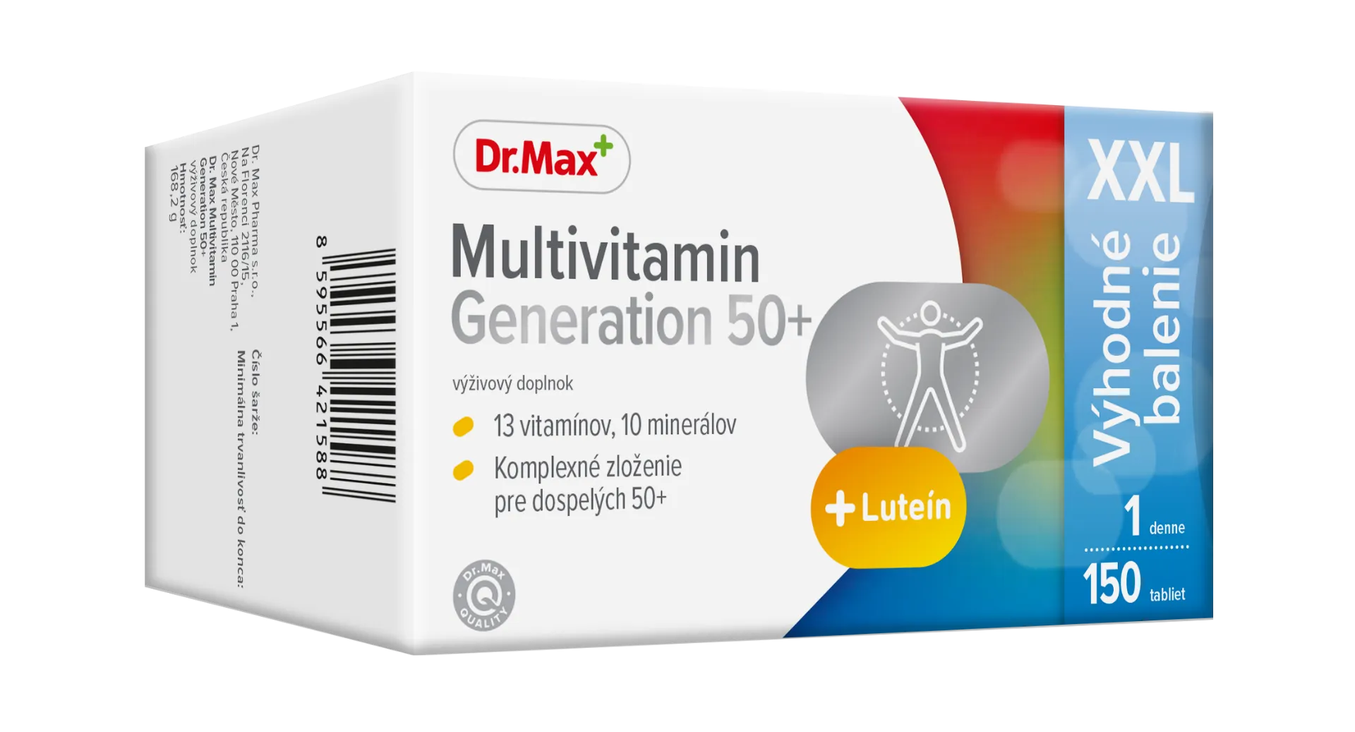 Dr. Max Multivitamin Generation 50+ XXL 1×150 tbl, multivitamín