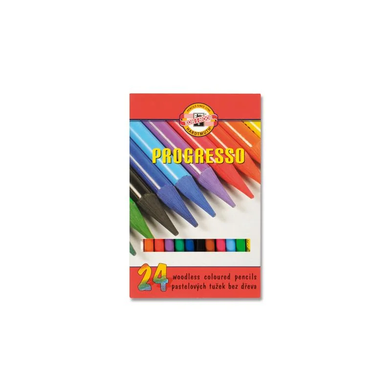 KOH-I-NOOR - Pastelky Progresso, sada 24 ks