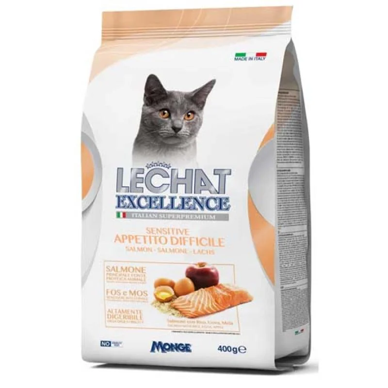 MONGE LECHAT EXCELLENCE SENSITIVE 400g superprémiové krmivo pre mačky