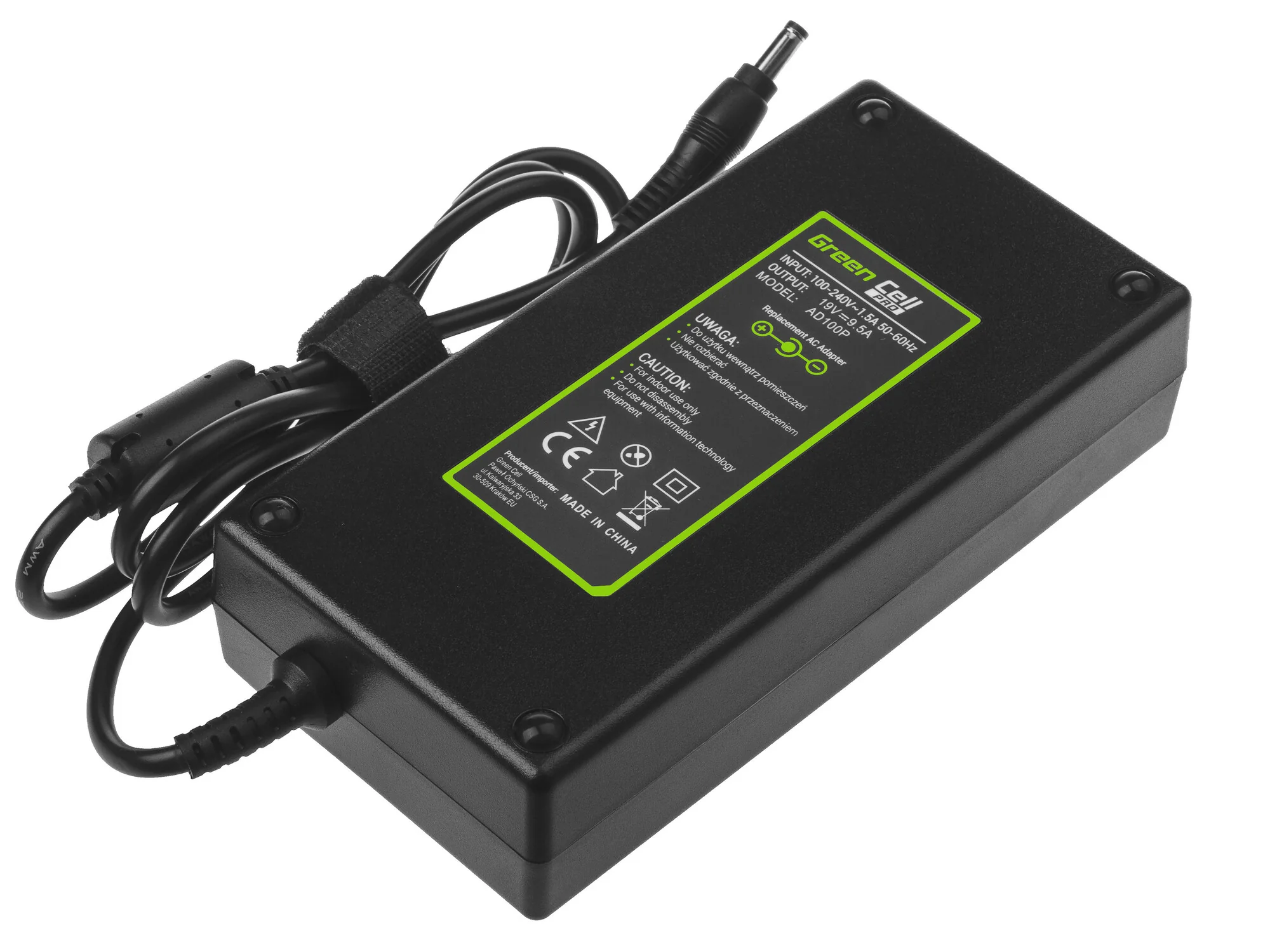 AD100P Green Cell PRO Charger  AC Adapter pre MSI GT60 GT70 GT680 GT683 Asus ROG G75 G75V G75VW G750 