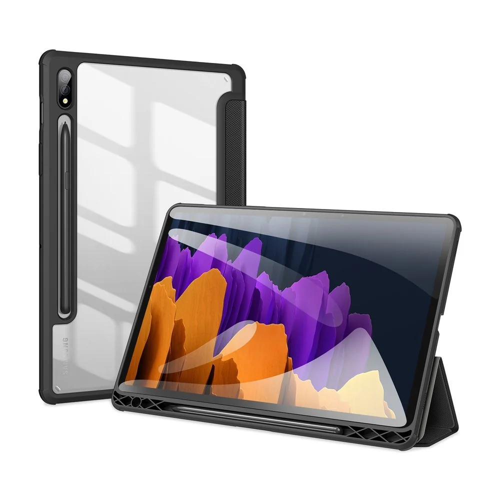 DUX DUCIS Toby Series puzdro na Samsung Galaxy Tab S7 / Tab S8 11'' čierne