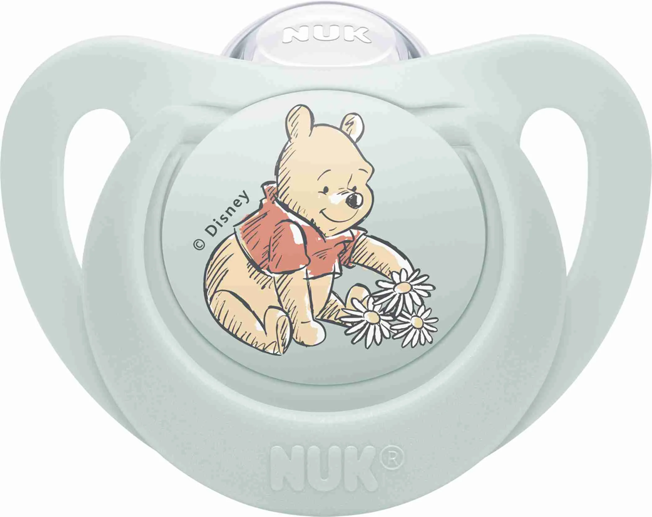 NUK Cumlík Star DISNEY Macko Pú 0-6m. box 1×1ks, cumlík, 0-6m