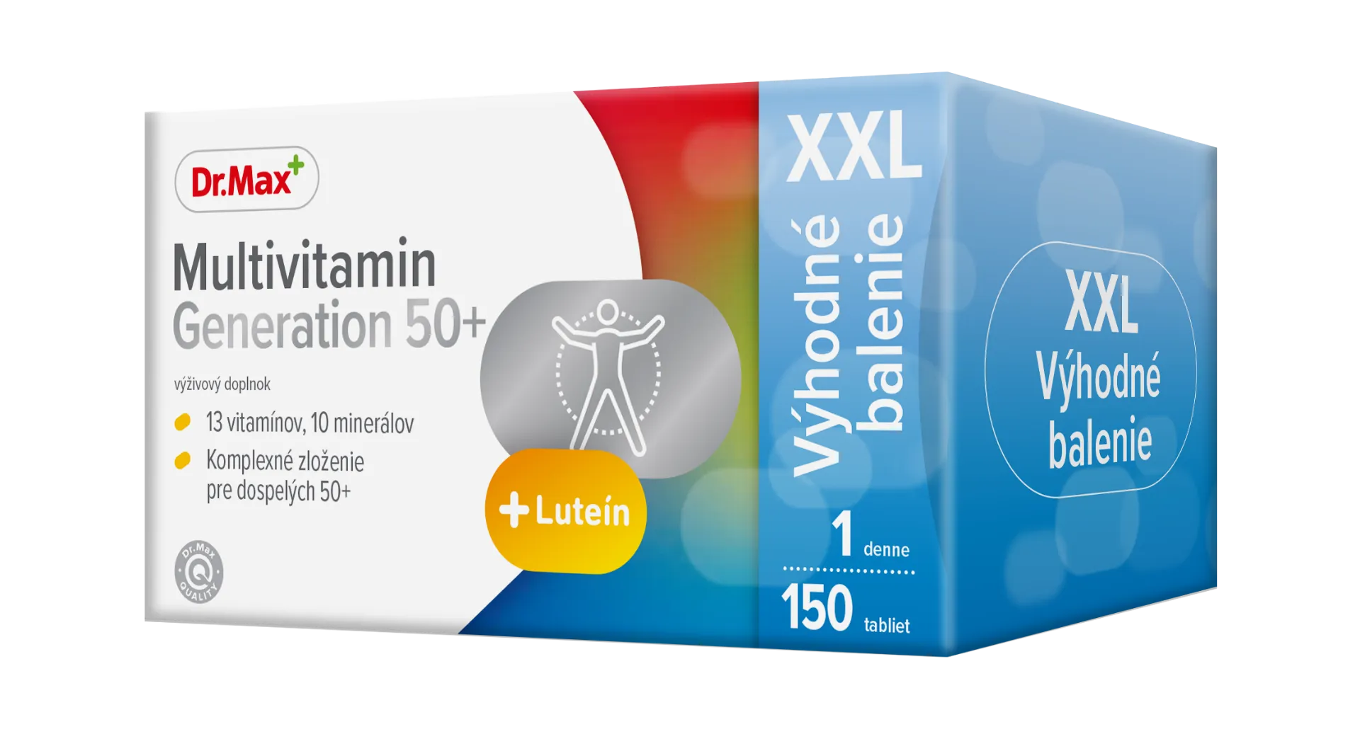 Dr. Max Multivitamin Generation 50+ XXL 1×150 tbl, multivitamín