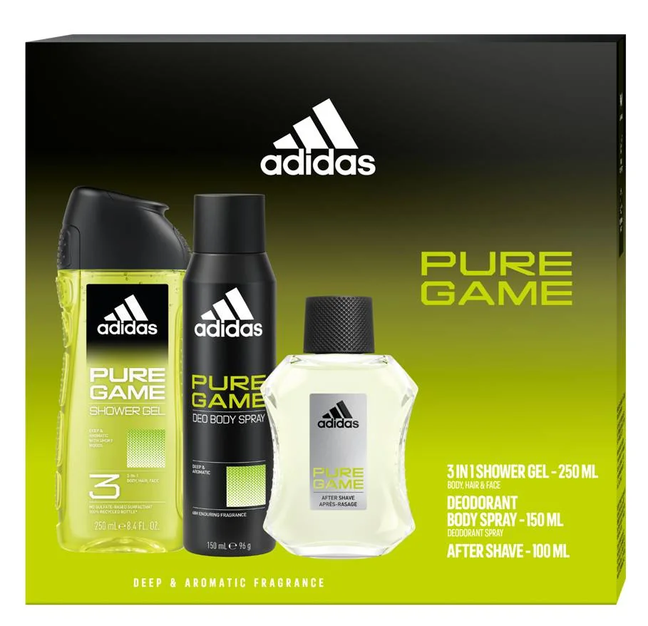 Adidas Pure Game AFS 100 ml + BS 150ml + SG 250ml