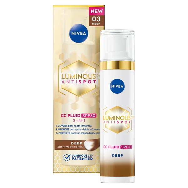 Nivea CC krém Cellular Luminous tmavý 1×40 ml, CC krém