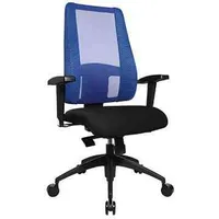Balančná stolička Lady Sitness Deluxe W50/W506 - čierne sedadlo/modra sieťovina