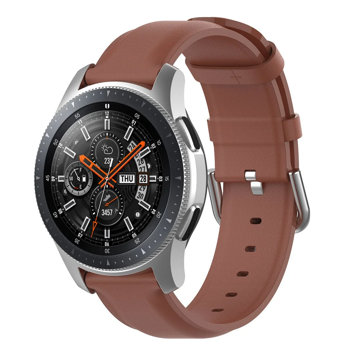 BStrap Leather Lux remienok na Xiaomi Amazfit GTR Mini brown