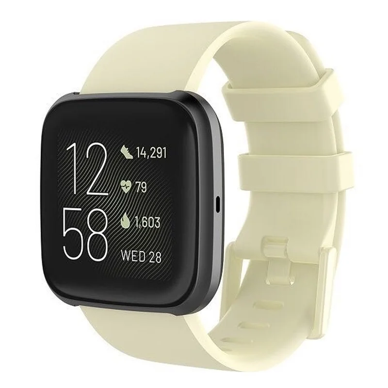 BStrap Silicone (Large) remienok na Fitbit Versa / Versa 2 Beige